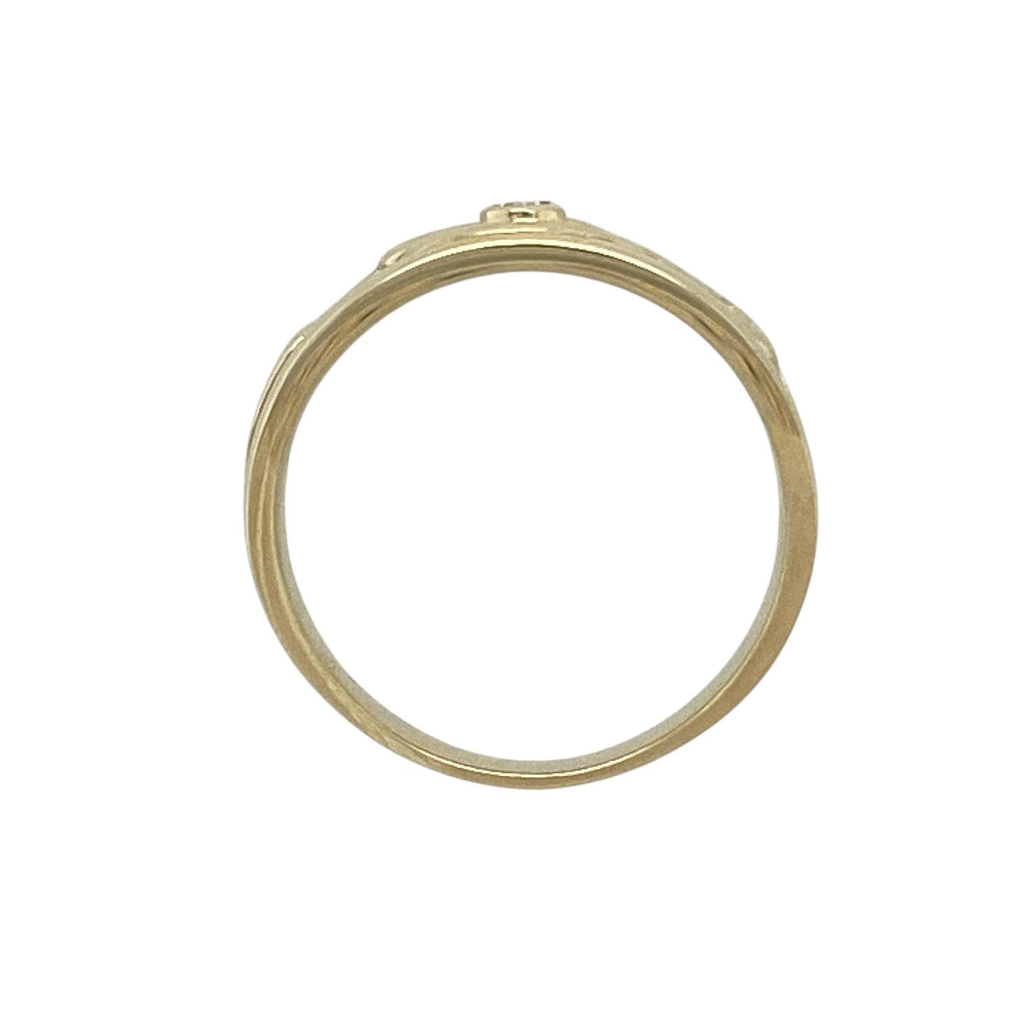 9ct Gold & Diamond Set Clogau Swirl Ring