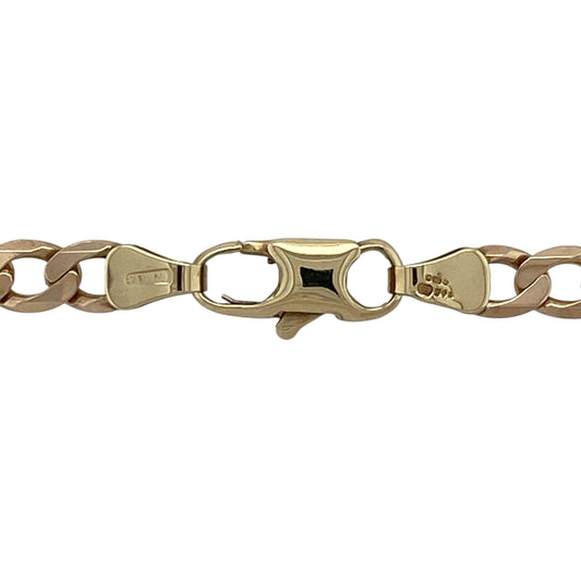 Bring bold presence and classic golden style to your collection with this pre-owned 9ct yellow gold curb chain—an impressive everyday piece with strong, timeless appeal.
Design: This 18" chain features 5mm curb links, offering a clean, structured look with excellent shine and a confident, masculine or unisex silhouette. The polished finish enhances the chain’s solid, eye-catching profile.