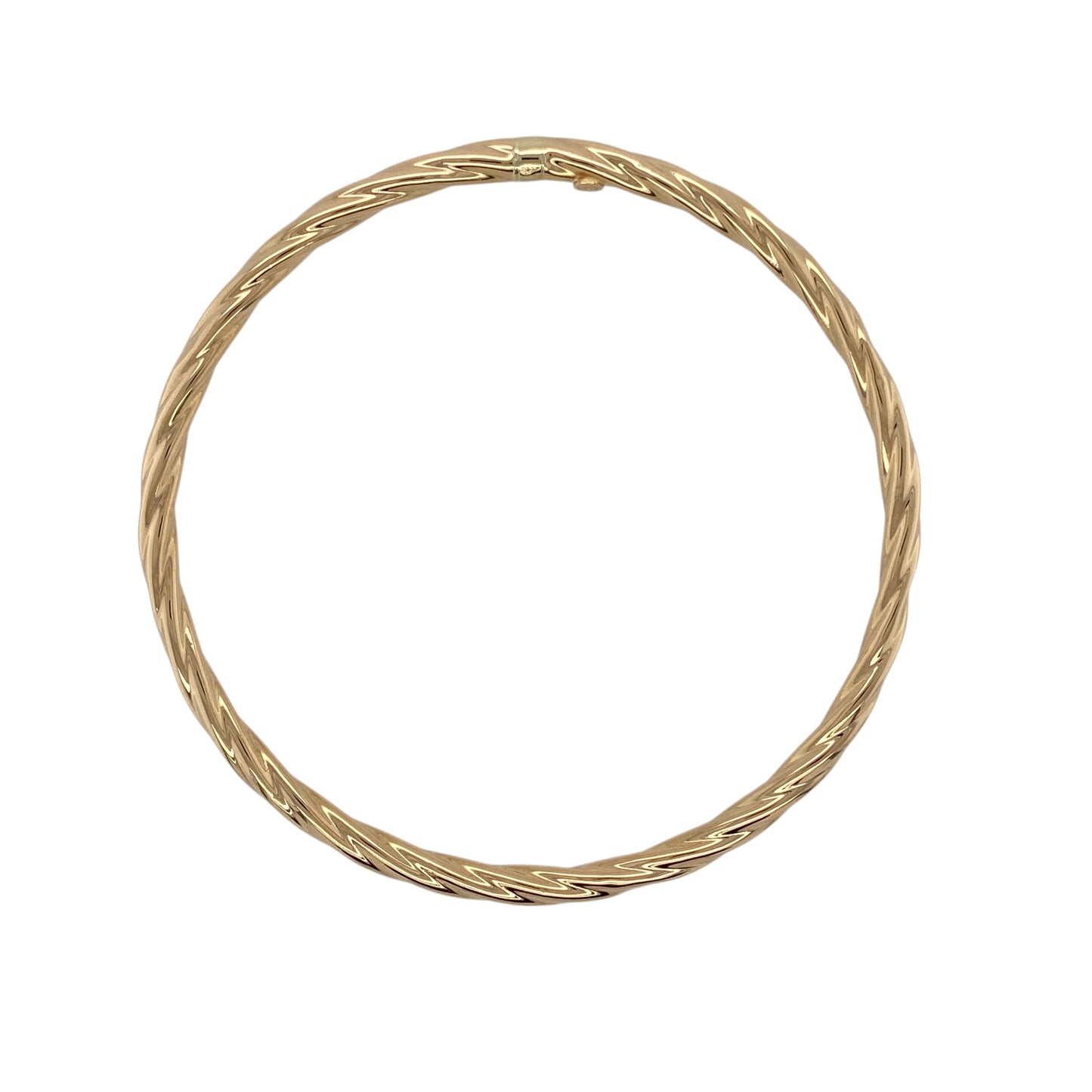 9ct Gold Twisted Bangle