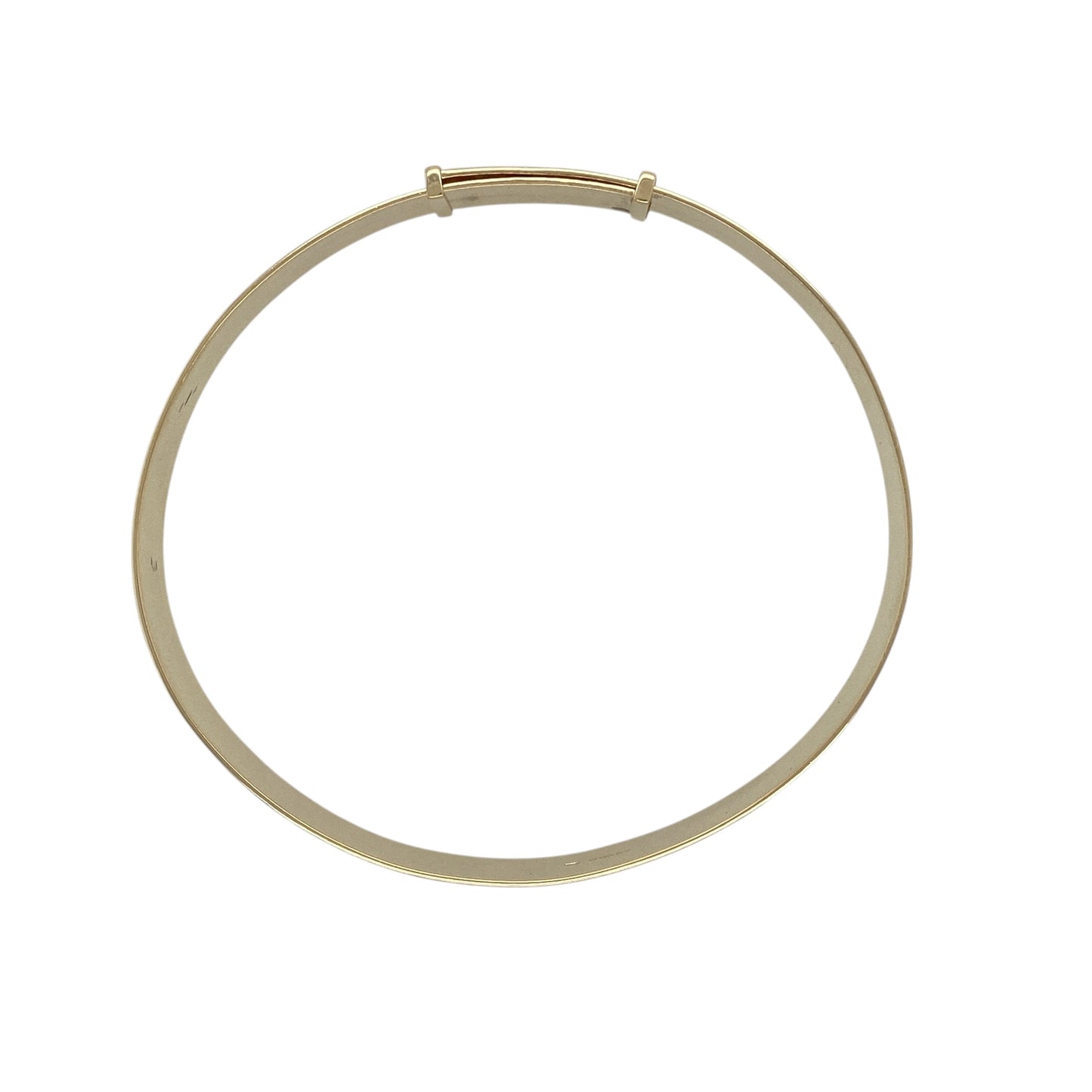9ct Gold Patterned Expanding Bangle
