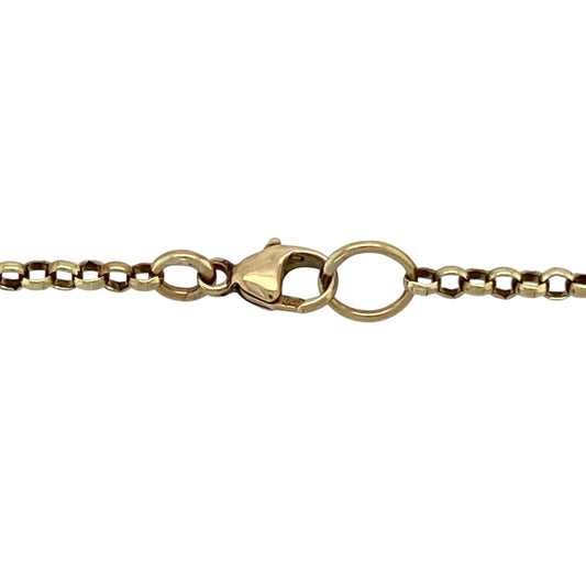 Bring classic simplicity and everyday versatility to your jewellery collection with this pre-owned 9ct yellow gold belcher chain, a timeless design with refined appeal.
Design: The chain features a traditional belcher link style with a 2mm link width, offering a clean and balanced look suitable for daily wear.
Material: Made from polished 9-carat yellow gold, the warm golden tone enhances the rounded links and classic character of the chain.