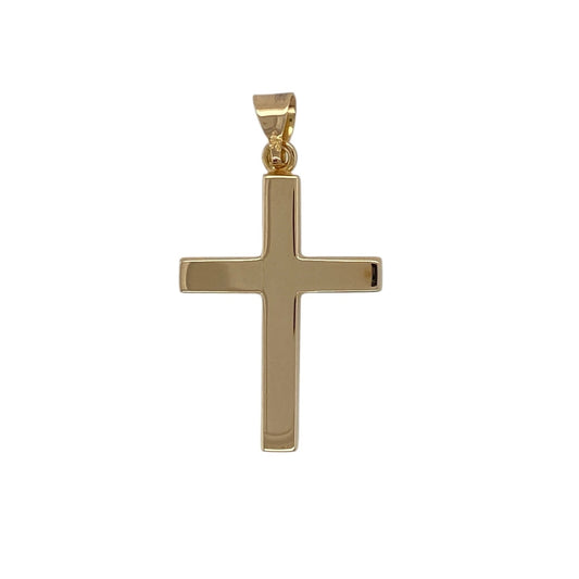 Bring timeless faith and classic style to your jewellery collection with this pre-owned 9ct yellow gold plain cross pendant.
Design: The pendant features a traditional plain cross design with clean lines and a smooth finish, offering a simple and enduring look.
Material: Made from 9-carat yellow gold, the warm polished finish gives the pendant a rich shine and classic appeal.
Pendant Detail: The bail measures approximately 6mm by 4mm, making it suitable for pairing with a variety of chains.