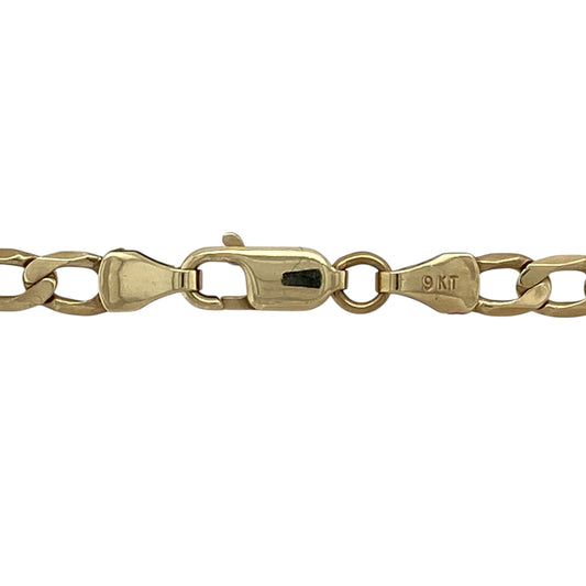 Bring classic style and confident presence to your jewellery collection with this pre-owned 9ct yellow gold curb chain, offering a bold yet timeless look that suits both everyday wear and statement styling.
Design: The chain features a traditional curb link design with a link width of approximately 4mm, creating a strong and well-balanced appearance.
Material: Made from 9-carat yellow gold, the polished finish highlights the rich golden tone and enhances the chain’s classic appeal.