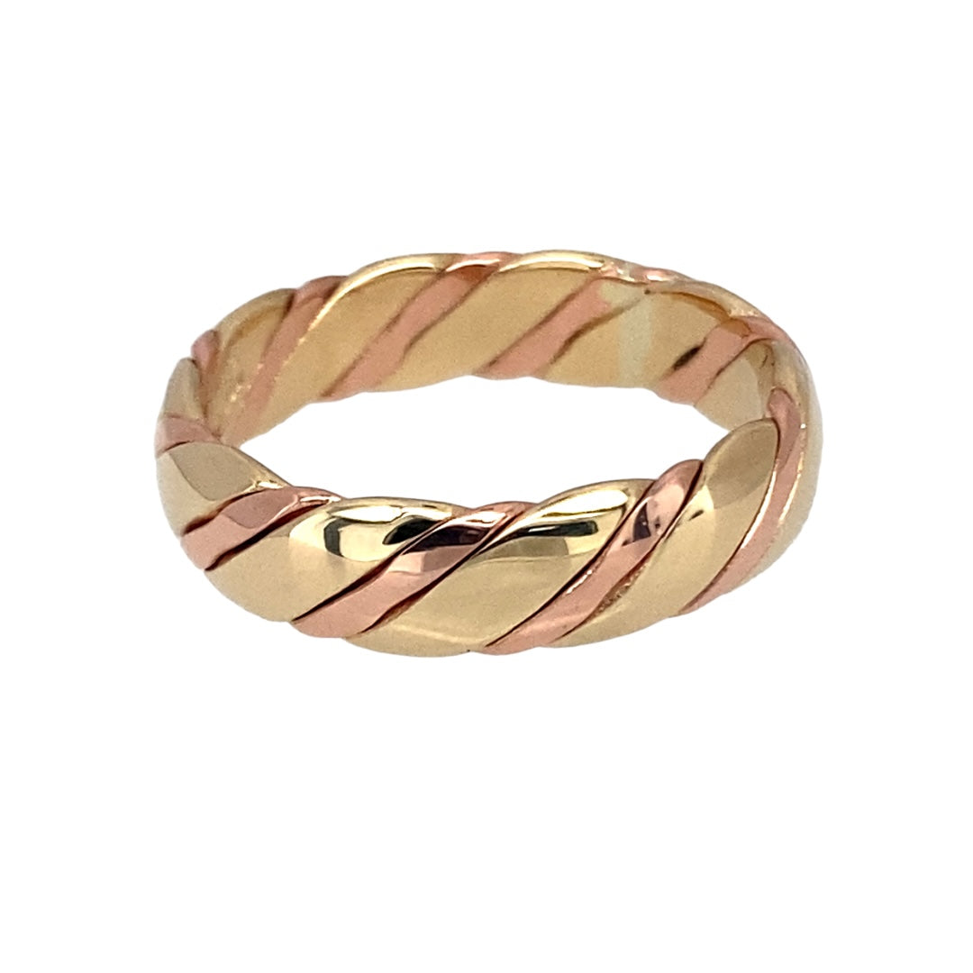 9ct Gold Clogau Twisted Band Ring