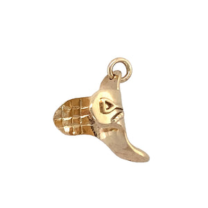 Preowned 9ct Yellow Gold Saddle Charm with the weight 3 grams
