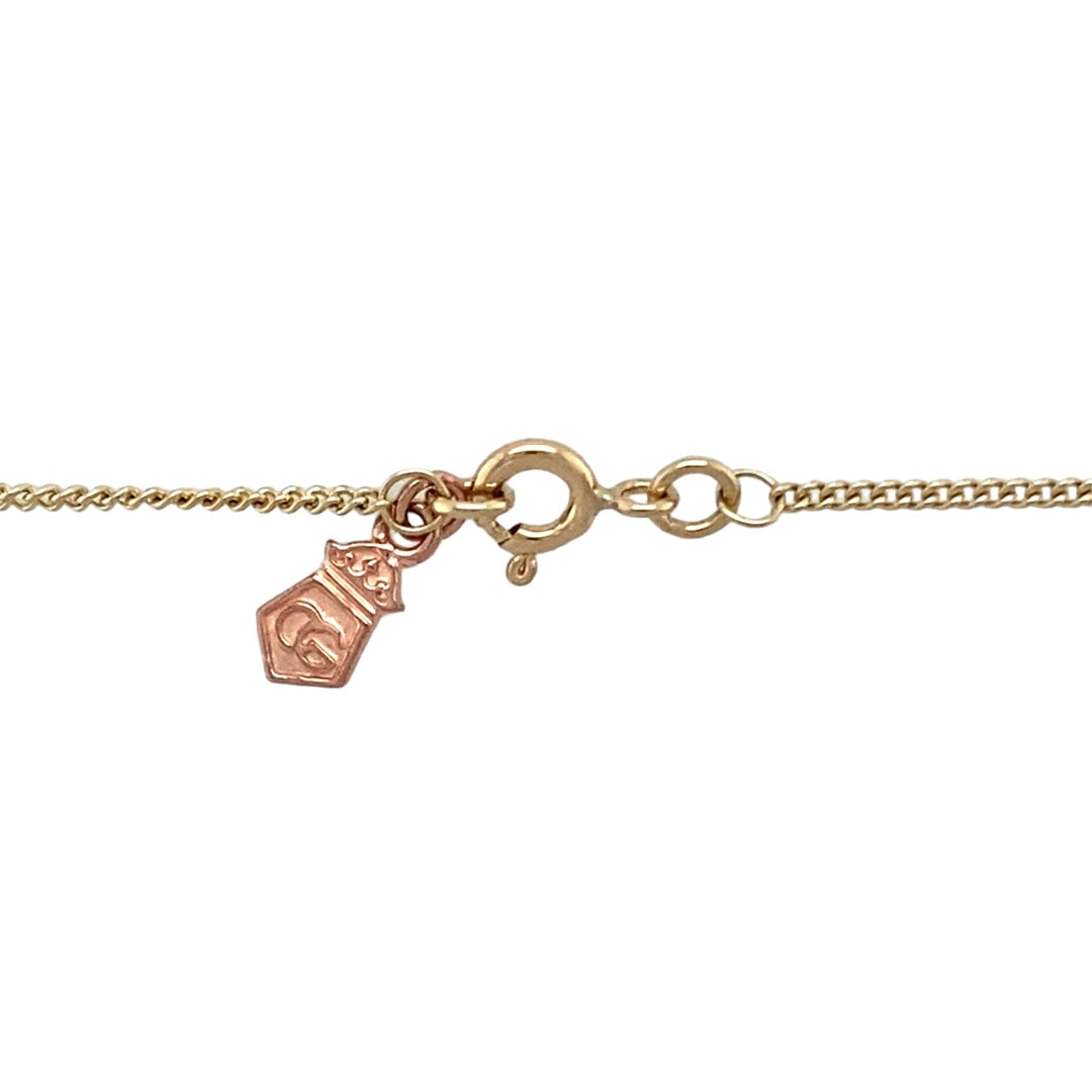 9ct Gold Clogau Daffodil 18" Necklace