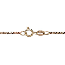 Load image into Gallery viewer, Preowned 9ct Yellow Gold 15&quot; - 17&quot; Adjustable Rounded Box Chain with the weight 4.60 grams and link width approximately 1.5mm 
