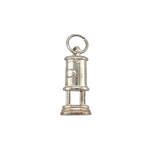 New 925 Silver Welsh Miner Oil Lamp Pendant with the weight 2.20 grams