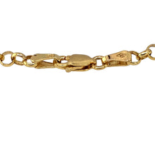 Load image into Gallery viewer, Preowned 9ct Yellow Gold 7&quot; Flower Bracelet with the weight 4.30 grams. The flowers are 12mm wide and the bracelet links are approximately 3mm wide
