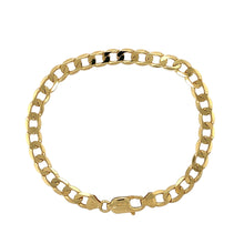Load image into Gallery viewer, 9ct Gold 8.5&quot; Curb Bracelet
