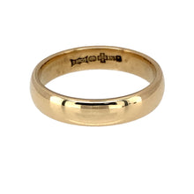 Load image into Gallery viewer, Preowned 9ct Yellow Gold 4mm Wedding Band Ring in size L with the weight 3.10 grams

