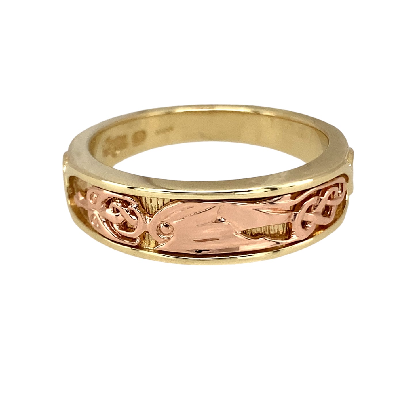 9ct Gold Clogau Dragon Wing Band Ring