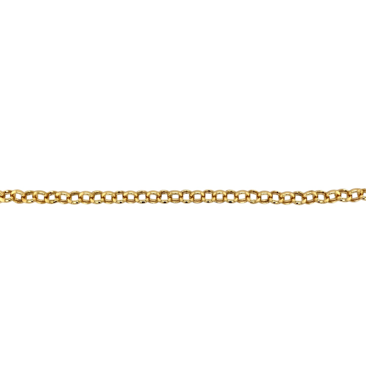 New 9ct Gold 22" Hollow Belcher Chain