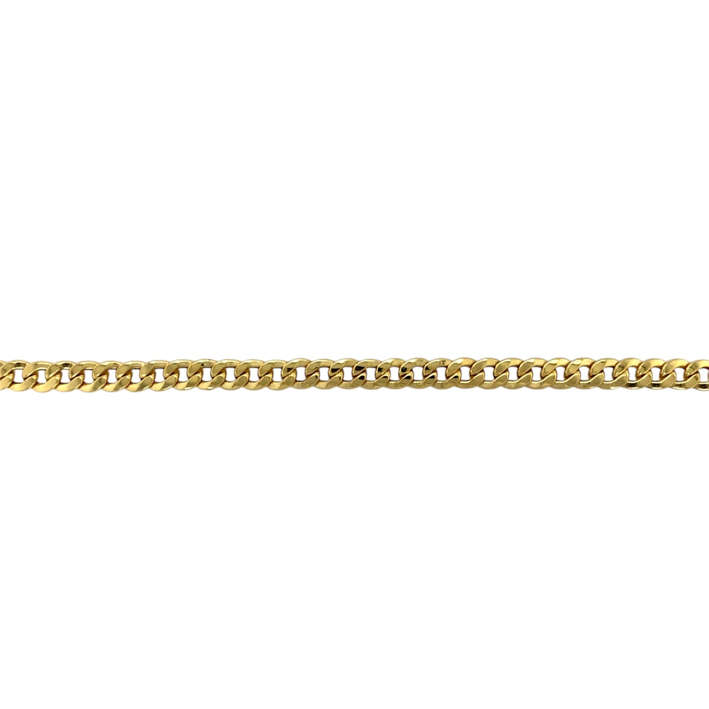 New 9ct Gold 22" Hollow Curb Chain
