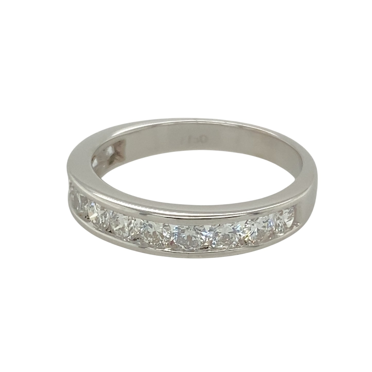 Add a touch of elegance and brilliance to your jewellery collection with this pre-owned 18ct white gold & diamond set band ring, featuring:
Design: A timeless band-style ring, perfect for everyday sophistication or special occasions.
Material: 18-carat white gold, offering a sleek and polished finish.
Gemstone Detail: Set with approximately 0.48ct total diamond content, ensuring exceptional sparkle and refinement.
Ring Width: The front of the band measures 4mm wide, creating a bold yet elegant look.
