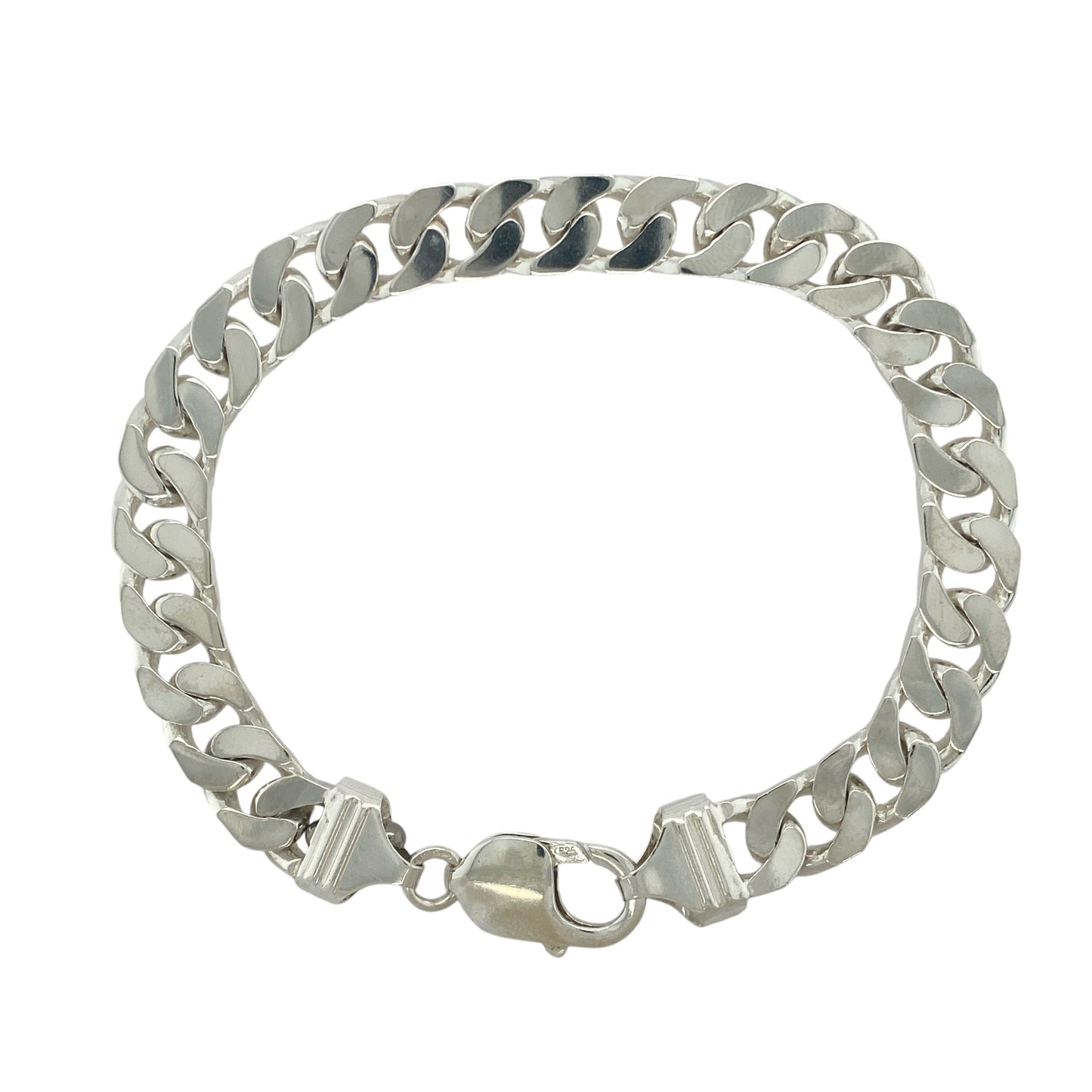 925 Silver 8.5" Curb Bracelet