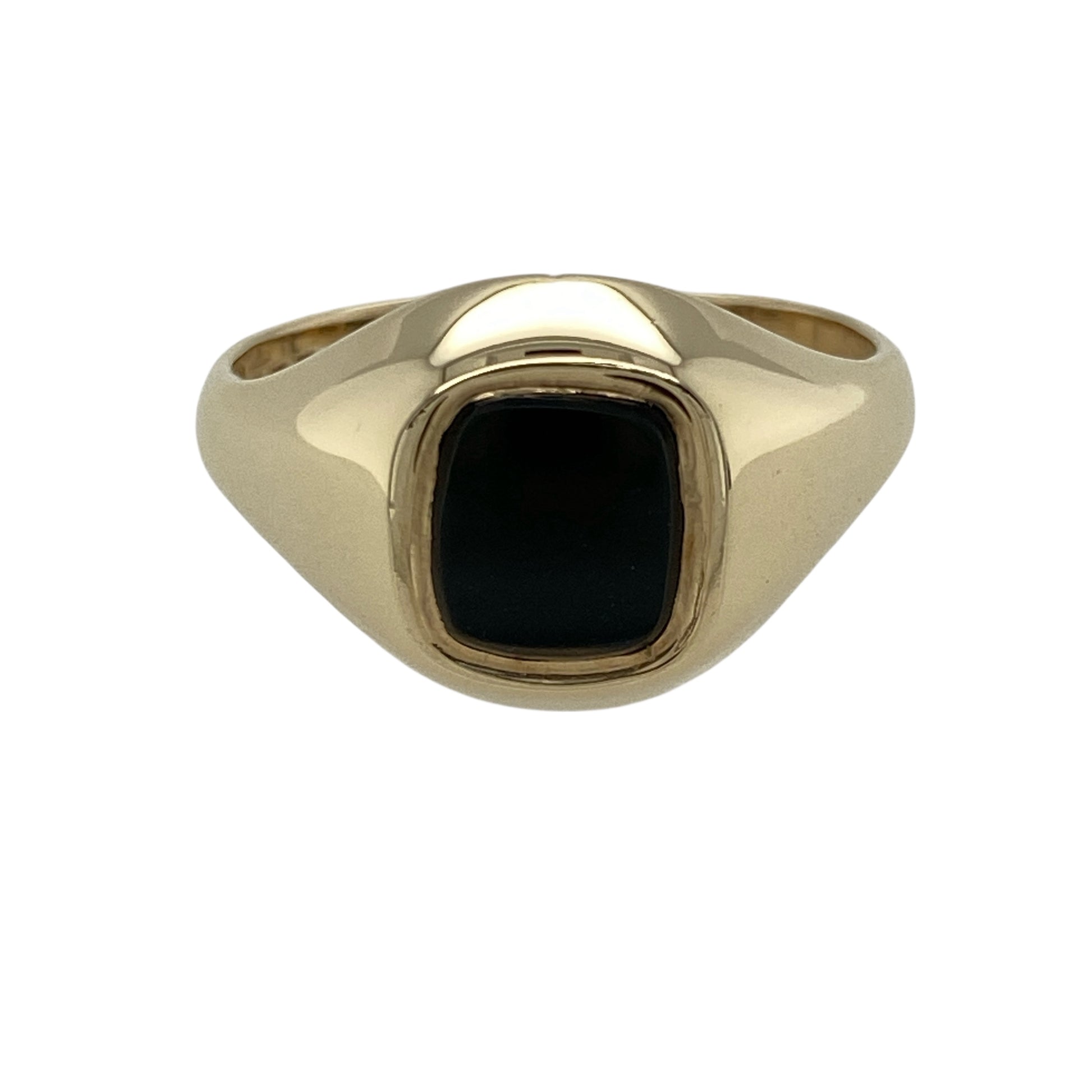 9ct Gold & Onyx Set Signet Ring