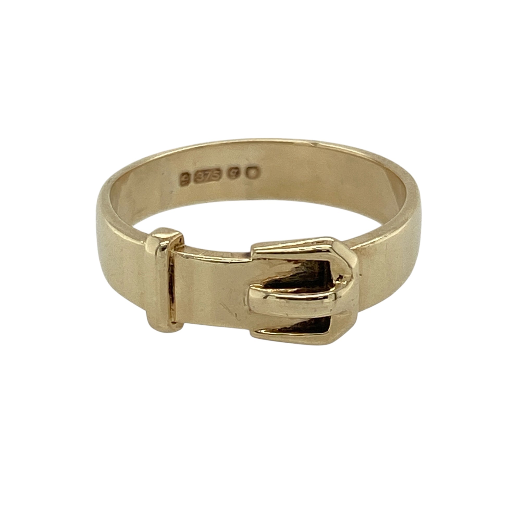9ct Gold Buckle Ring