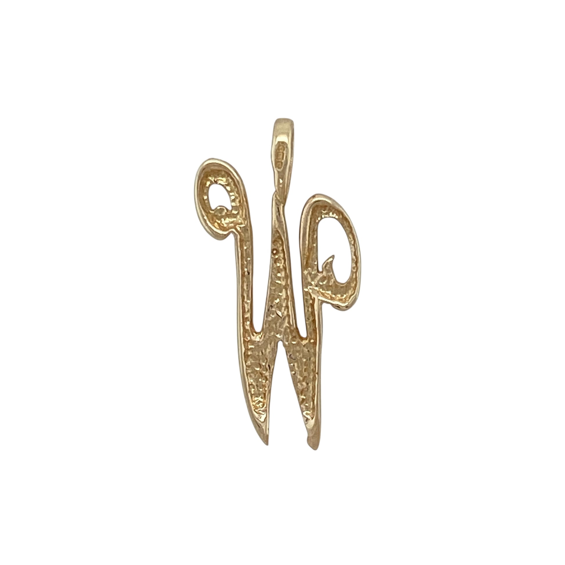 Bring personal style and timeless charm to your collection with this pre-owned 9ct yellow gold initial ‘W’ pendant, a meaningful piece that’s perfect for adding a personal touch to any look.
Design: The pendant features the letter ‘W’ in a polished and refined style, making it a simple yet striking statement.
Material: Made from 9-carat yellow gold, the polished finish enhances the design with a warm golden shine.