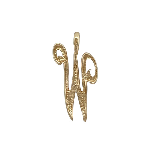 Bring personal style and timeless charm to your collection with this pre-owned 9ct yellow gold initial ‘W’ pendant, a meaningful piece that’s perfect for adding a personal touch to any look.
Design: The pendant features the letter ‘W’ in a polished and refined style, making it a simple yet striking statement.
Material: Made from 9-carat yellow gold, the polished finish enhances the design with a warm golden shine.