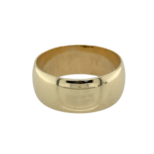 9ct Gold 8mm Wedding Band Ring