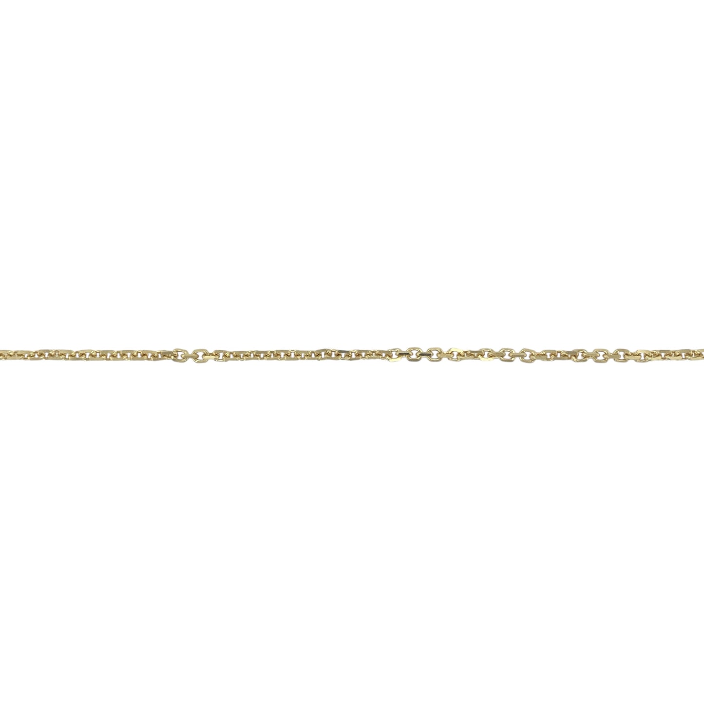 9ct Gold 22" Faceted Belcher Chain