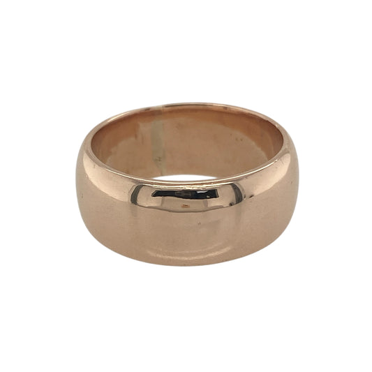 9ct Gold 9mm Wedding Band Ring