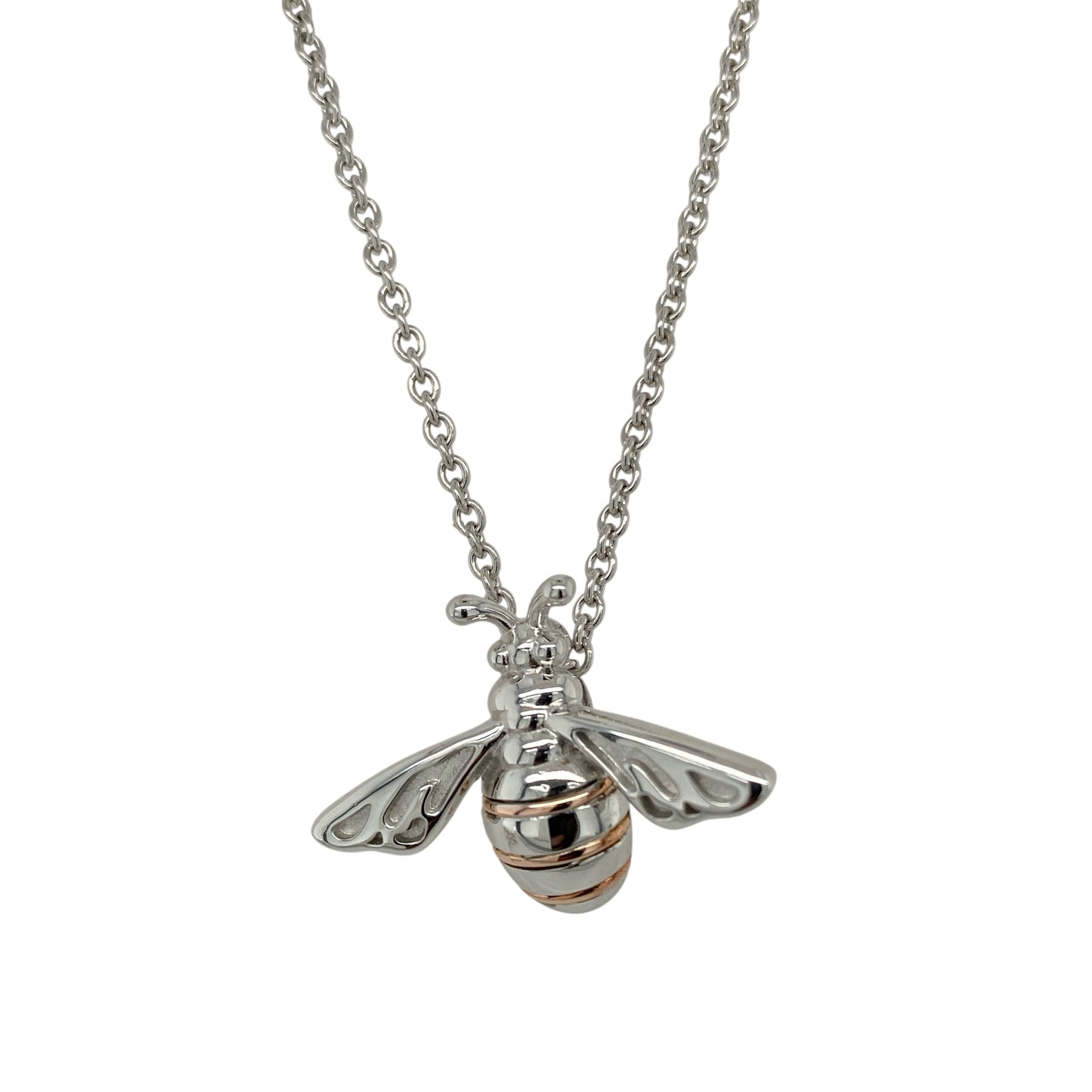 925 Silver Clogau Honey Bee 20" - 24" Necklace