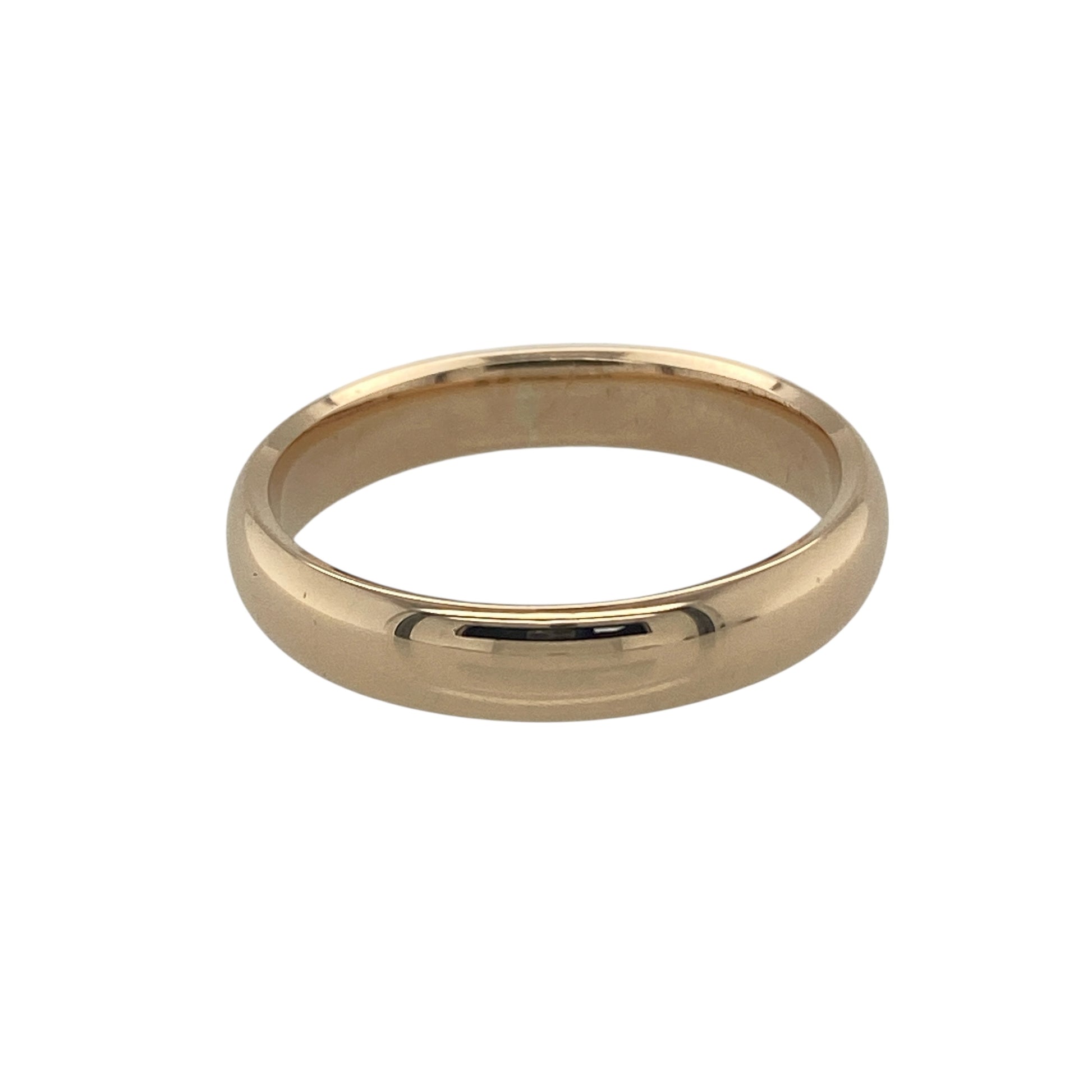 9ct Gold 4mm Wedding Band Ring