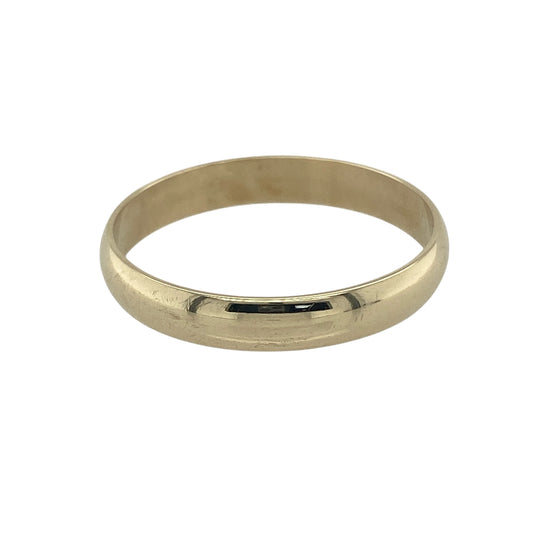 9ct Gold 4mm Wedding Band Ring