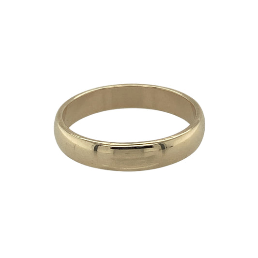 9ct Gold 3.5mm Wedding Band Ring