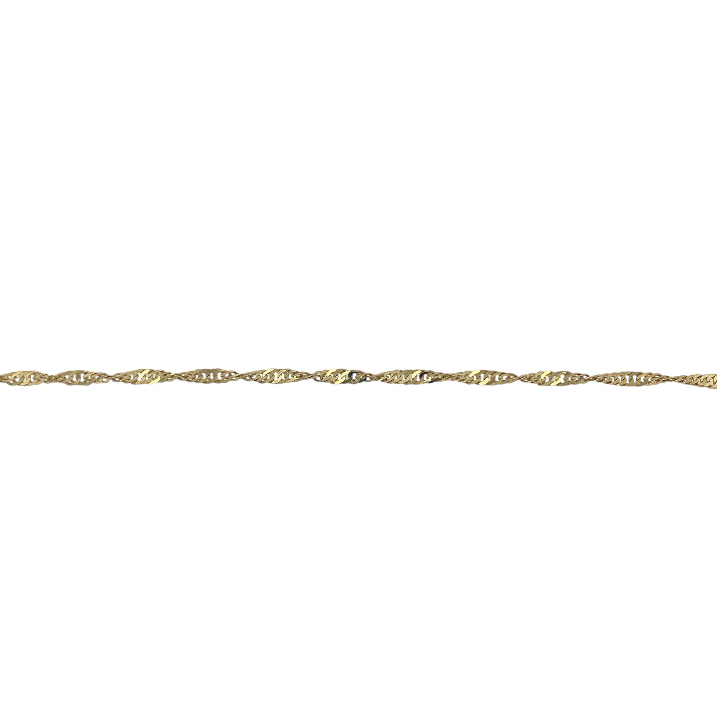 9ct Gold 30" Singapore Chain