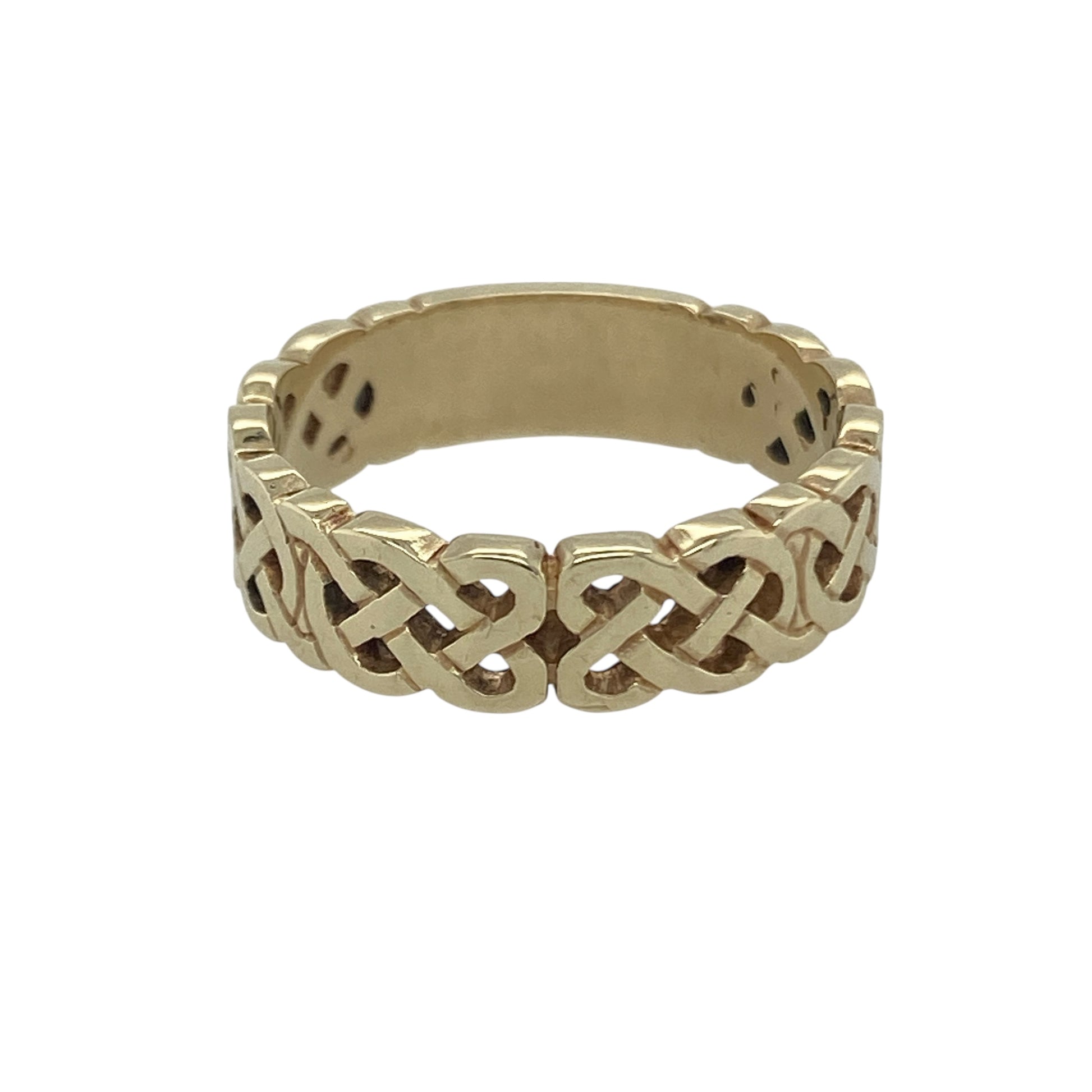 9ct Gold Celtic Knot Band Ring