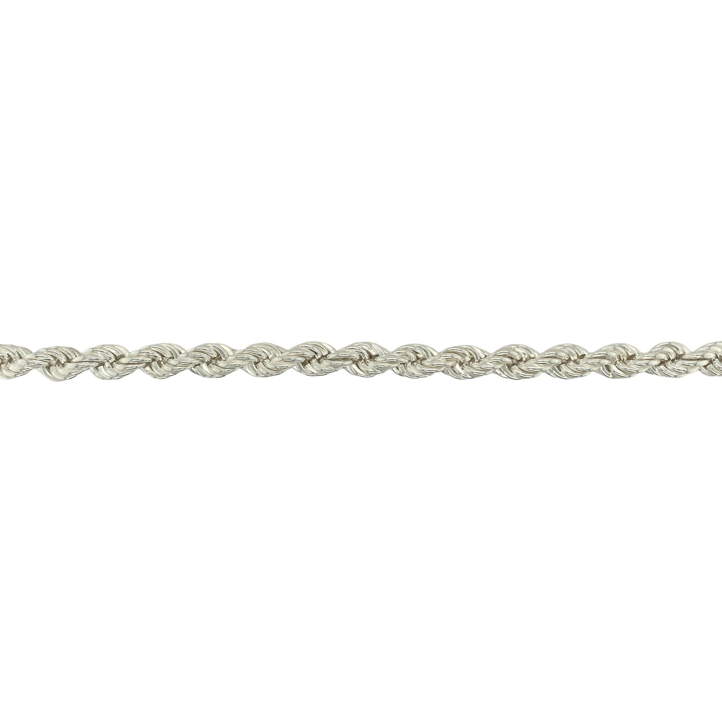 New 925 Silver 30" Rope Chain