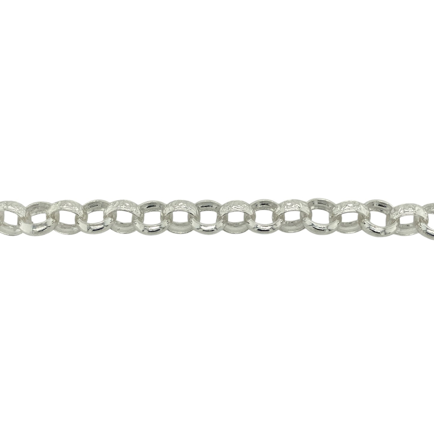 New 925 Silver 24" Patterned Belcher Chain