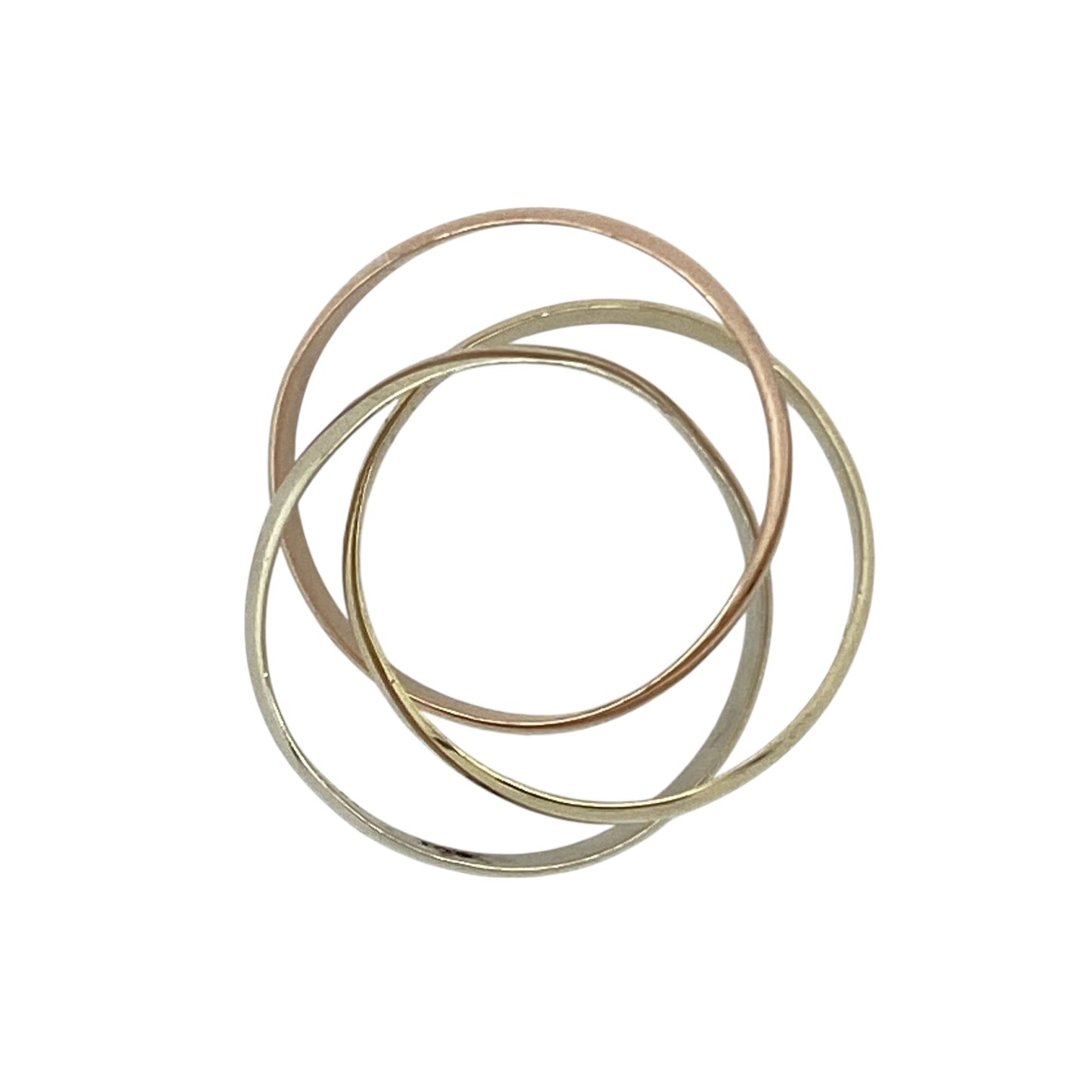 9ct Gold Three Band Twist Ring