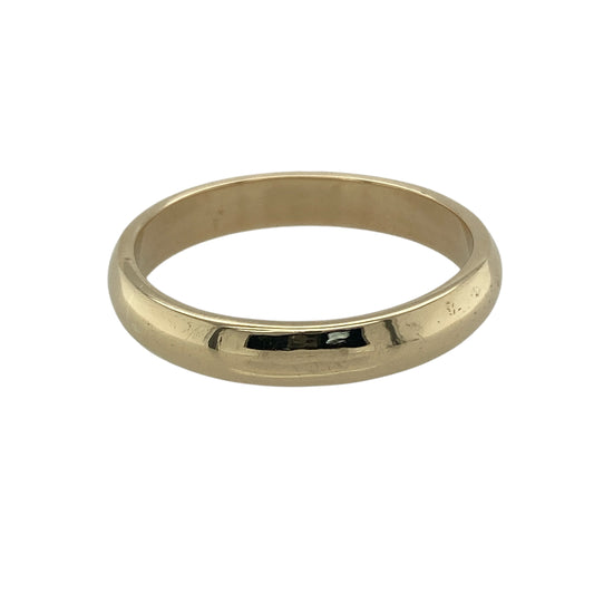 9ct Gold 4mm Wedding Band Ring