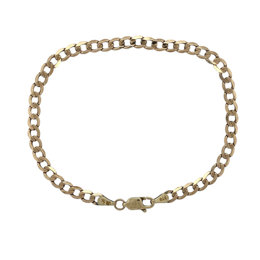 9ct Gold 7.5" Curb Bracelet