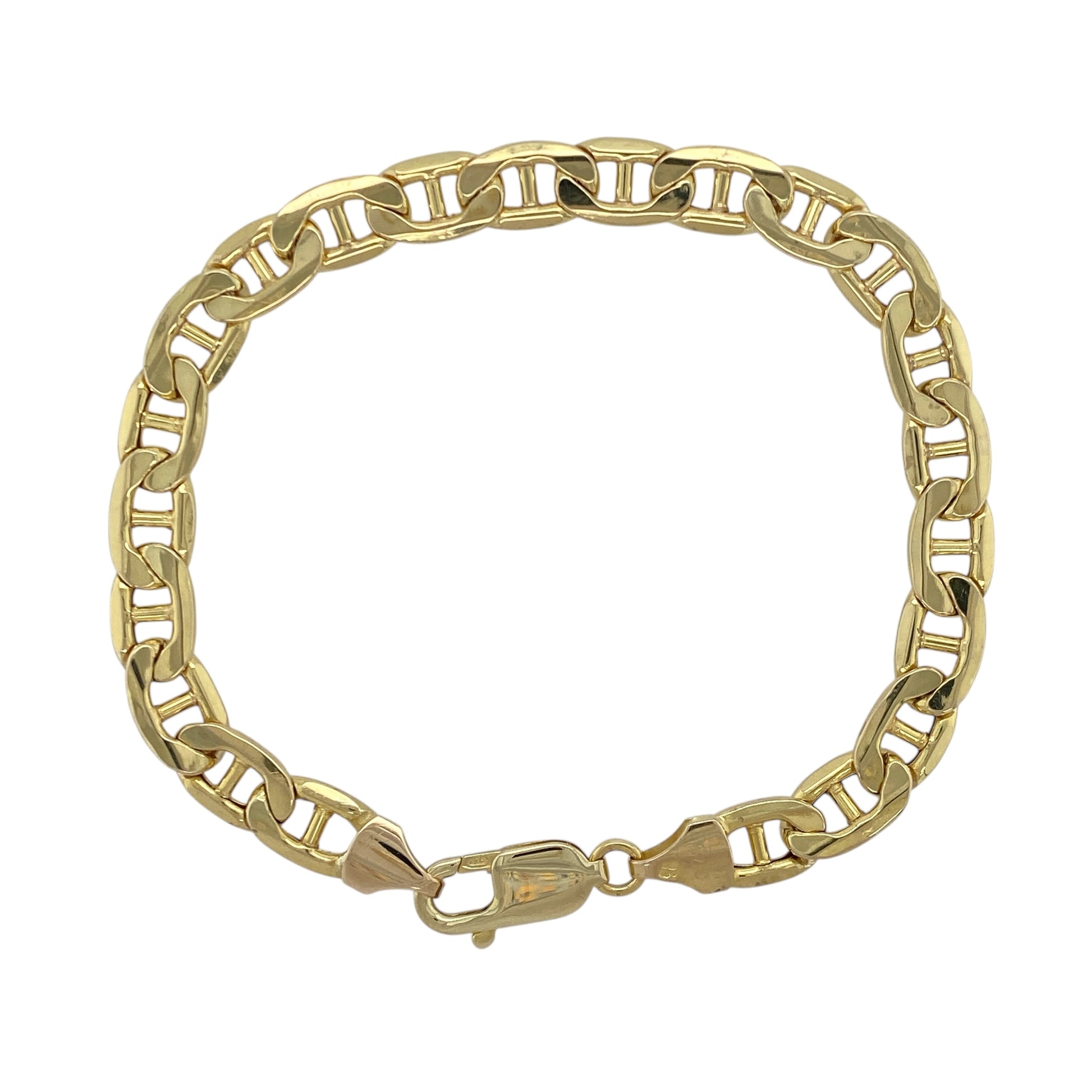 9ct Gold 8" Anchor Bracelet