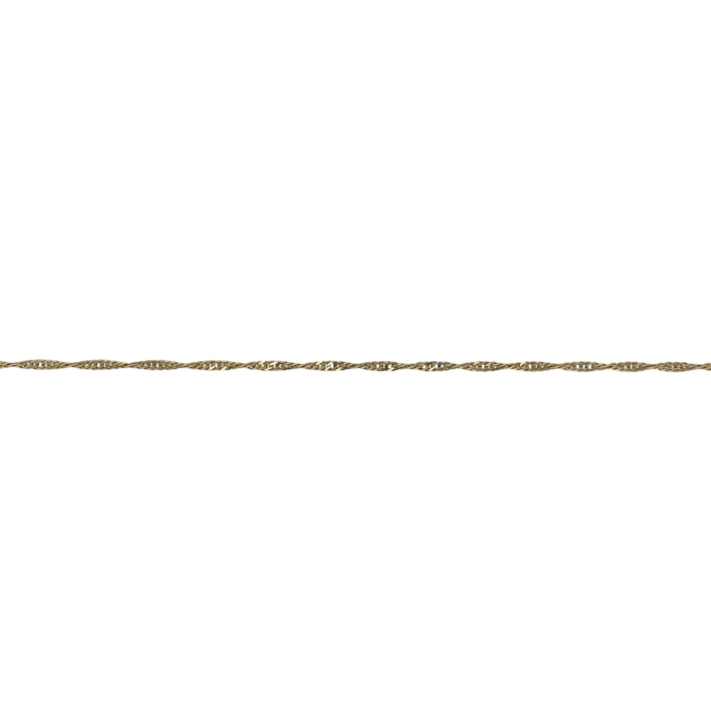 9ct Gold 20" Singapore Chain