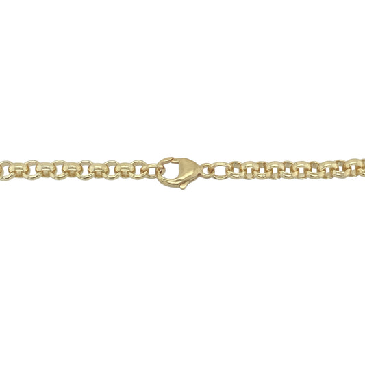 Add bold sophistication and timeless appeal to your collection with this pre-owned 9ct yellow gold belcher chain, offering a substantial look and luxurious feelβperfect for statement styling or elegant everyday wear.
Design: The chain features classic round belcher links measuring 4mm wide, creating a bold and beautifully balanced design that lies smoothly against the neckline.
Material: Made from 9-carat yellow gold, the polished finish enhances the rich golden tone and provides lasting brilliance.