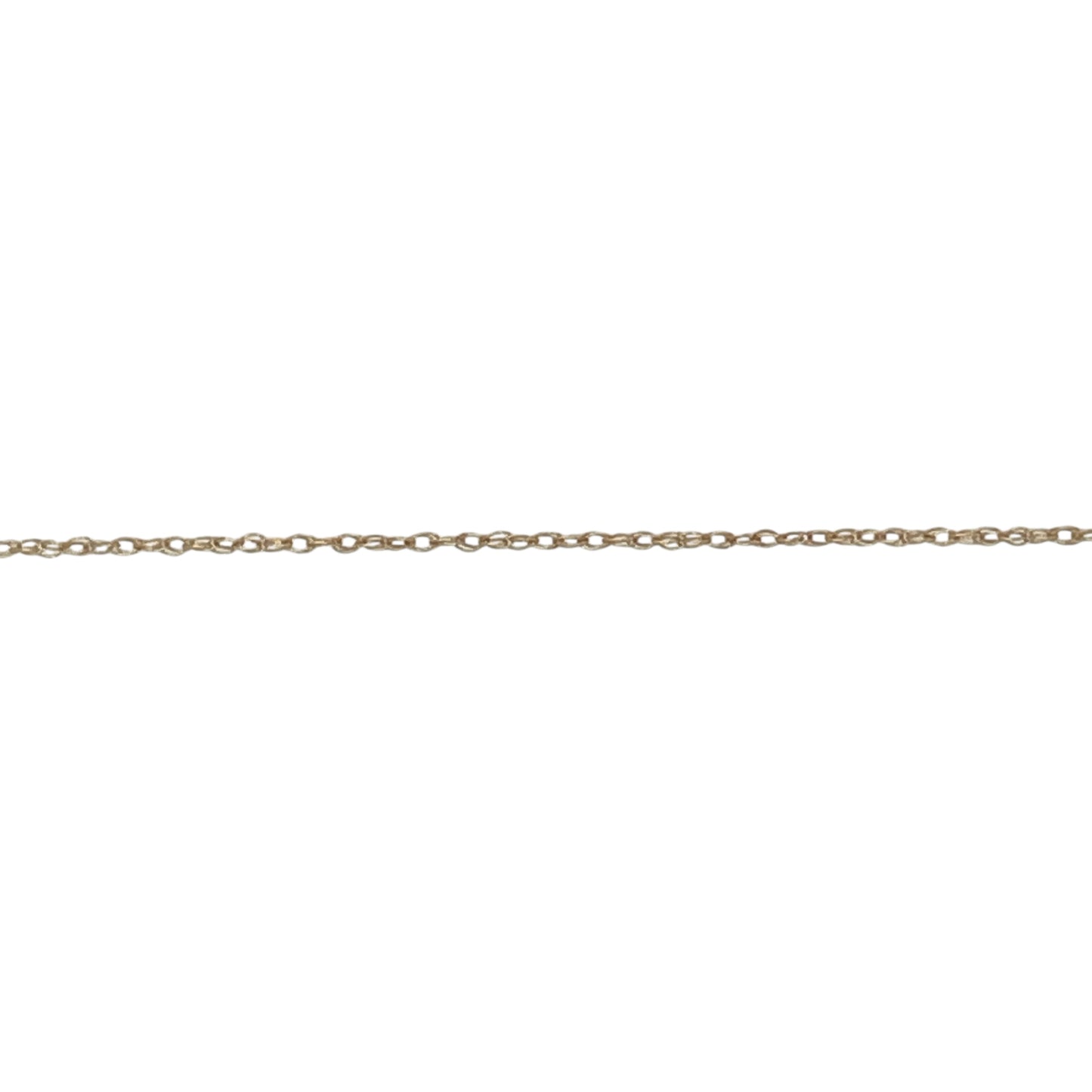 9ct Gold Diamond Set Circle 18" Necklace