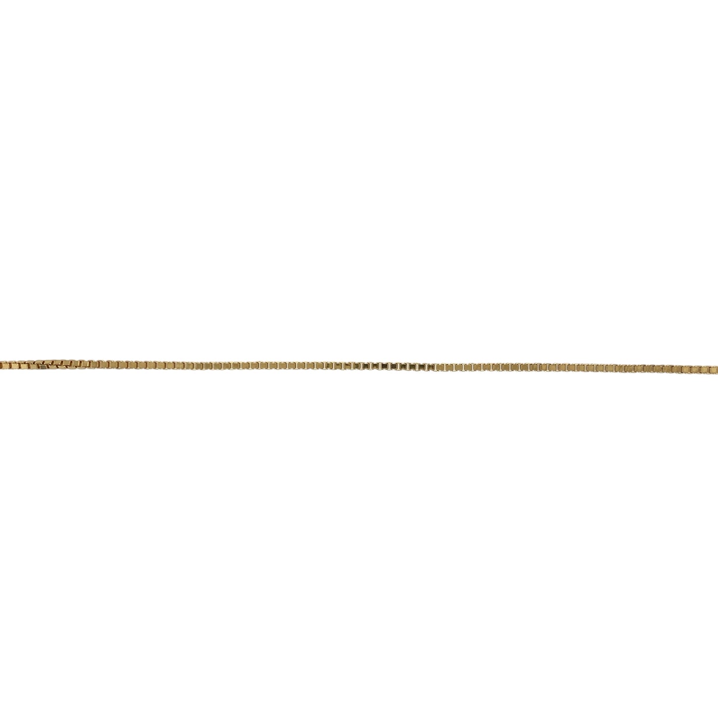 9ct Gold 18" Box Chain
