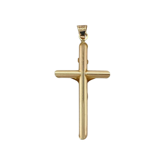 Bring meaningful symbolism and classic golden shine to your collection with this pre-owned 9ct yellow gold crucifix pendantβan elegant piece offering timeless faith and refined simplicity.
Design: This pendant features a traditional crucifix shape with a smooth, polished finish, creating a clean and meaningful look suitable for everyday wear.
Material: Made from 9-carat yellow gold, the warm tone enhances the pendantβs classic form and radiant appearance.