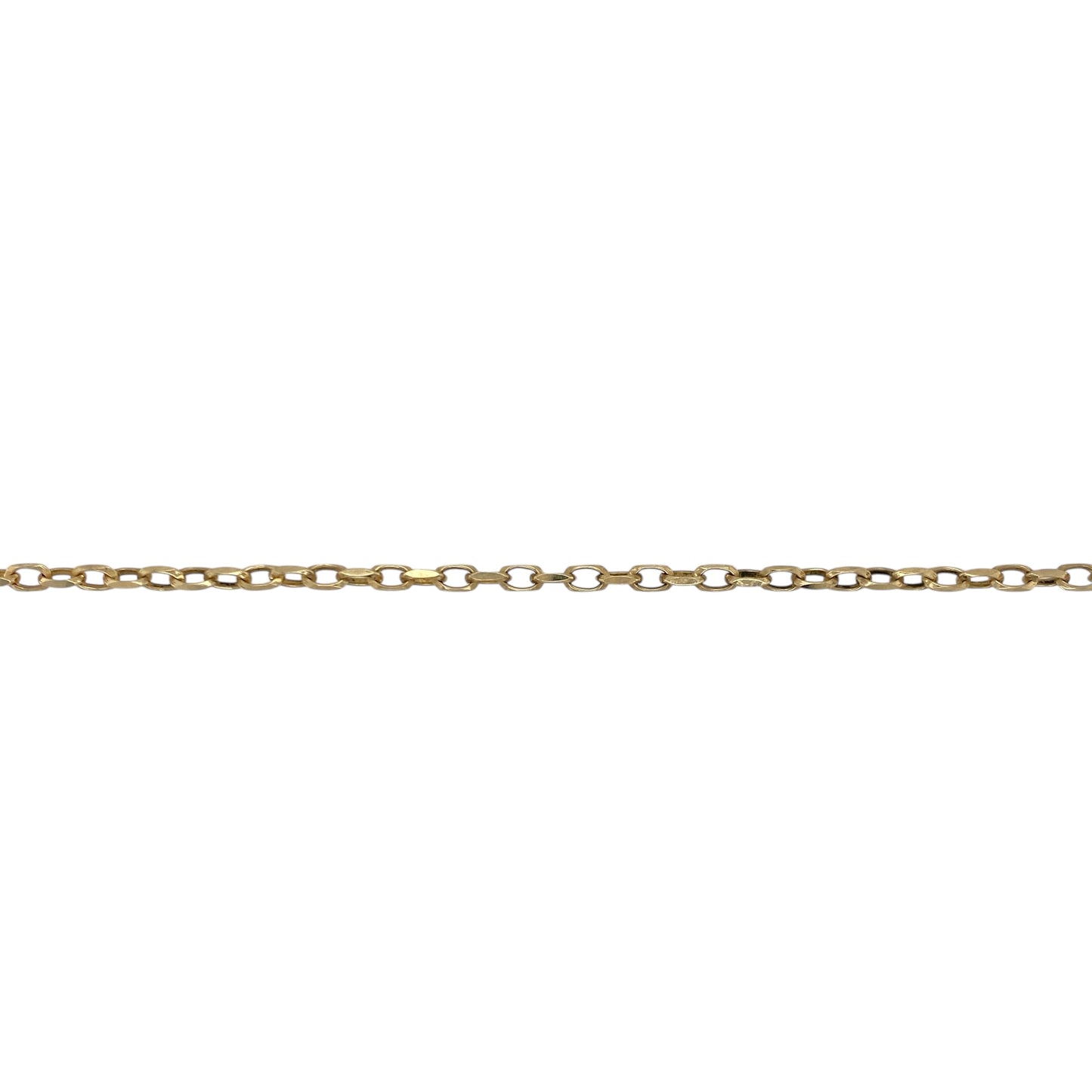 9ct Gold 20" Faceted Belcher Chain