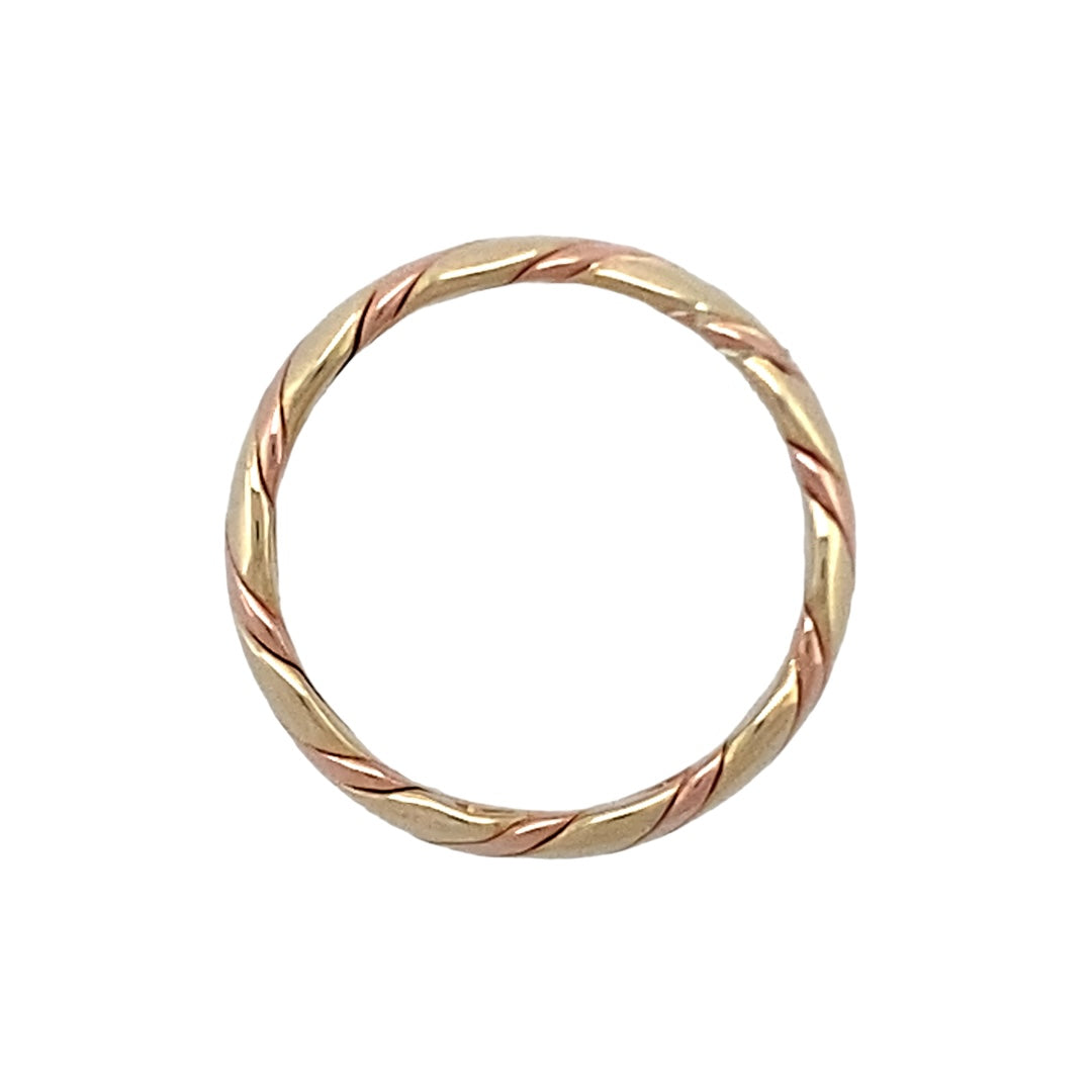 9ct Gold Clogau Twisted Band Ring