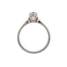 Load image into Gallery viewer, 9ct White Gold &amp; Diamond Illusion Set Solitaire Ring
