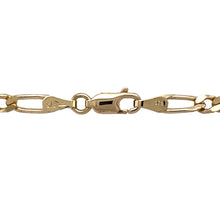 Load image into Gallery viewer, Preowned 9ct Yellow Gold 18&quot; Figaro Chain with the weight 9.70 grams and link width approximately 3mm

