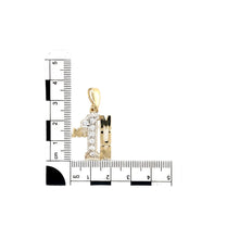 Load image into Gallery viewer, 9ct Gold &amp; Cubic Zirconia Set No 1 Mum Pendant
