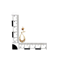Load image into Gallery viewer, 9ct Gold Filagree Heart Drop Earrings
